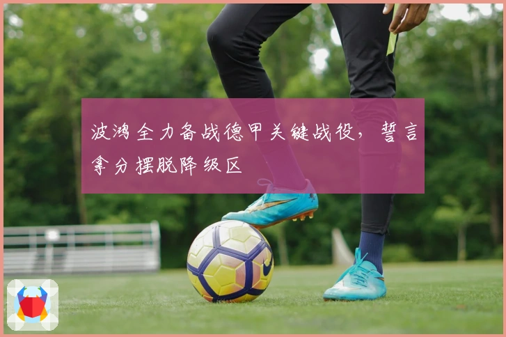 波鸿全力备战德甲关键战役，誓言拿分摆脱降级区